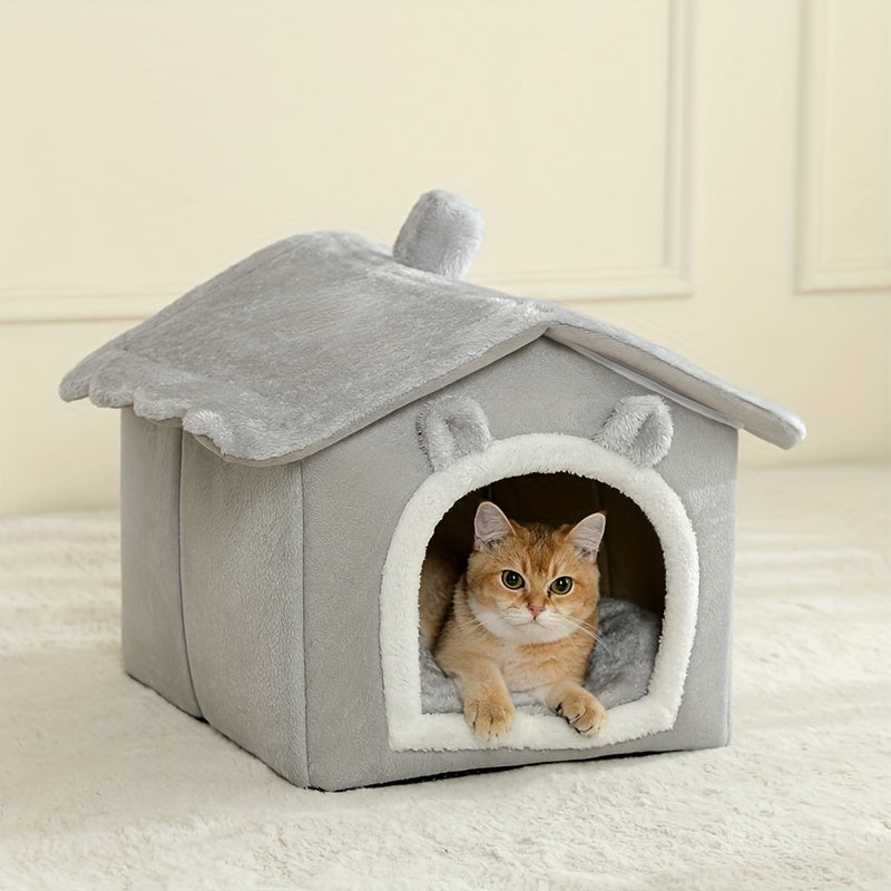Casa aconchegante para gatinhos e cãezinhos