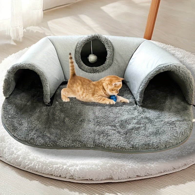 3 in 1 Cat Tunnel and Bed