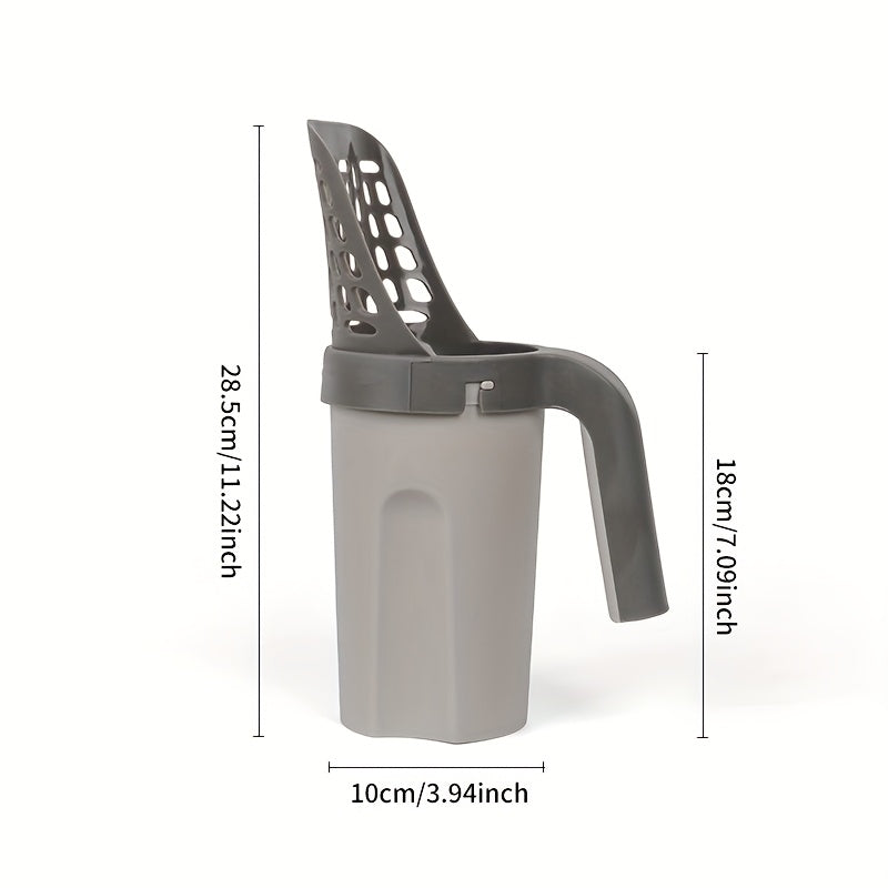 2-in-1 sand shovel and trash bag