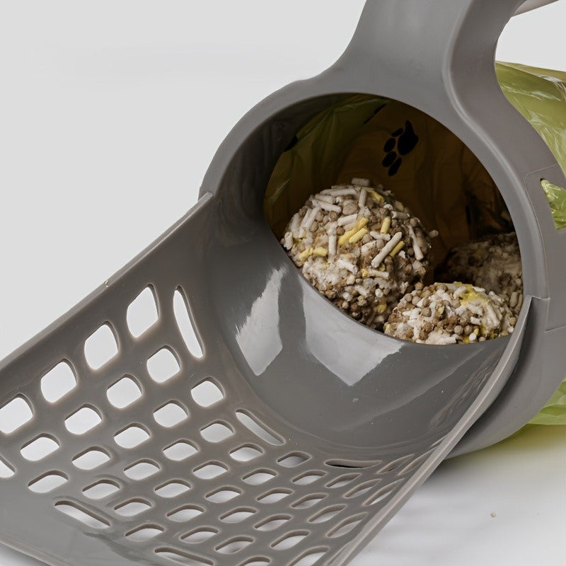 2-in-1 sand shovel and trash bag
