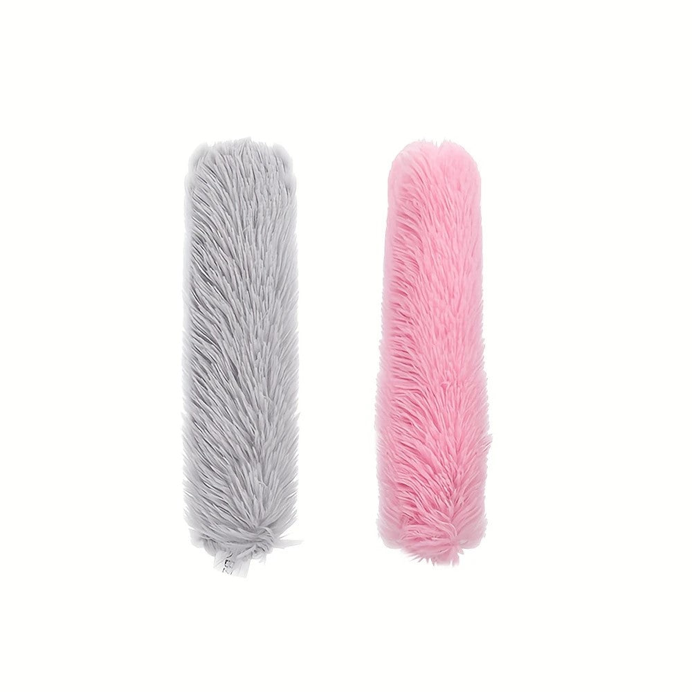 Plush feather toy for cats