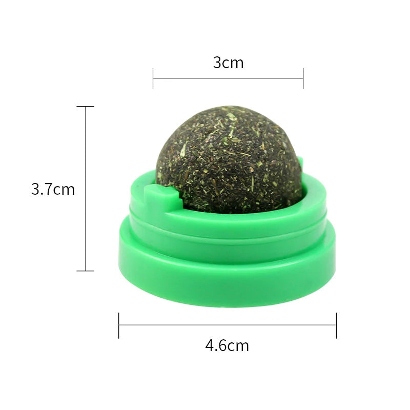 Catnip scratching ball