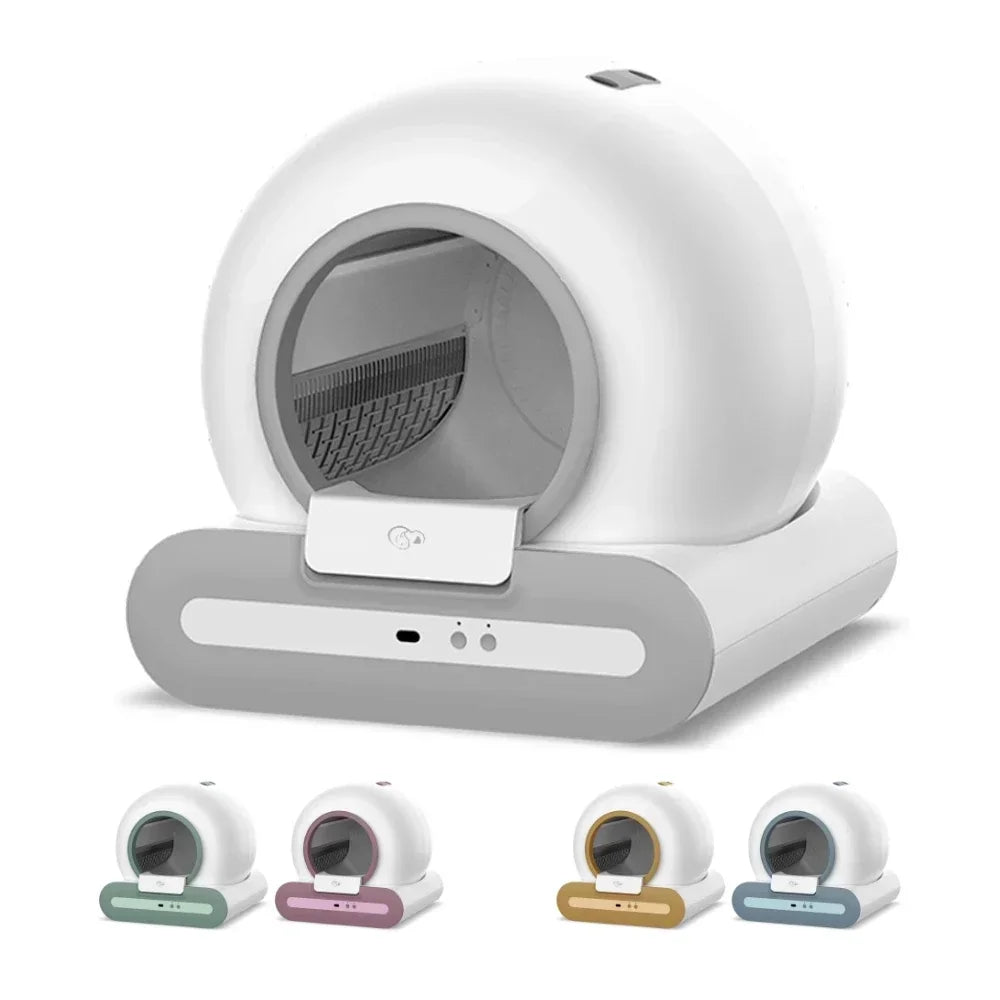 Caixa de areia automática para gatos DOEL com autolimpeza 65L com App Control