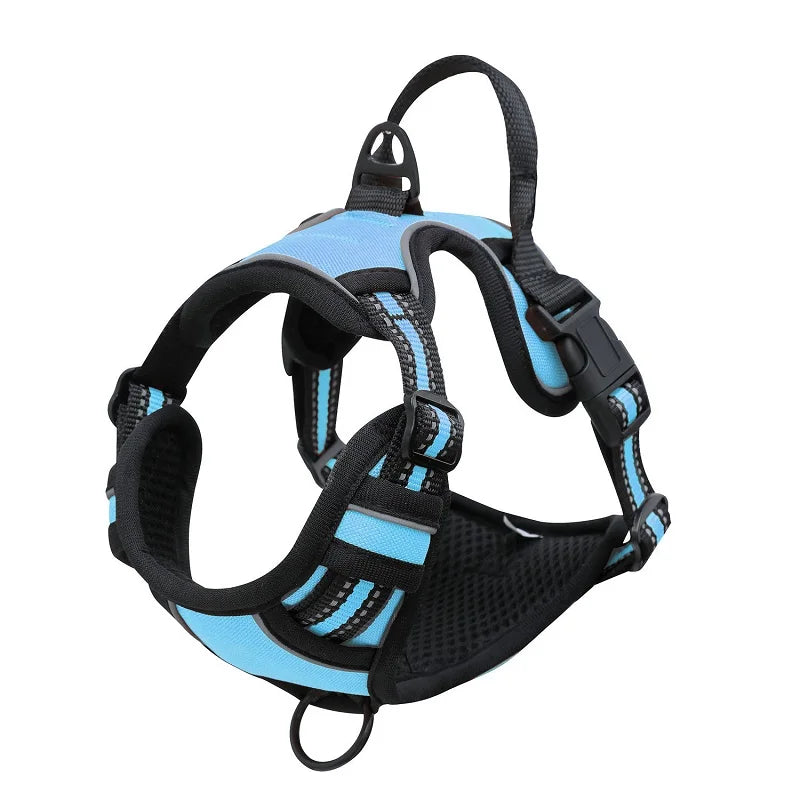 Large Dog Chest Harness with Reflector