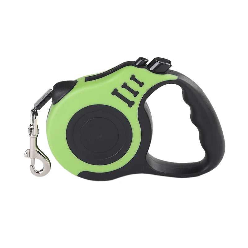 Laisse rétractable automatique en nylon pour chiens et chats
