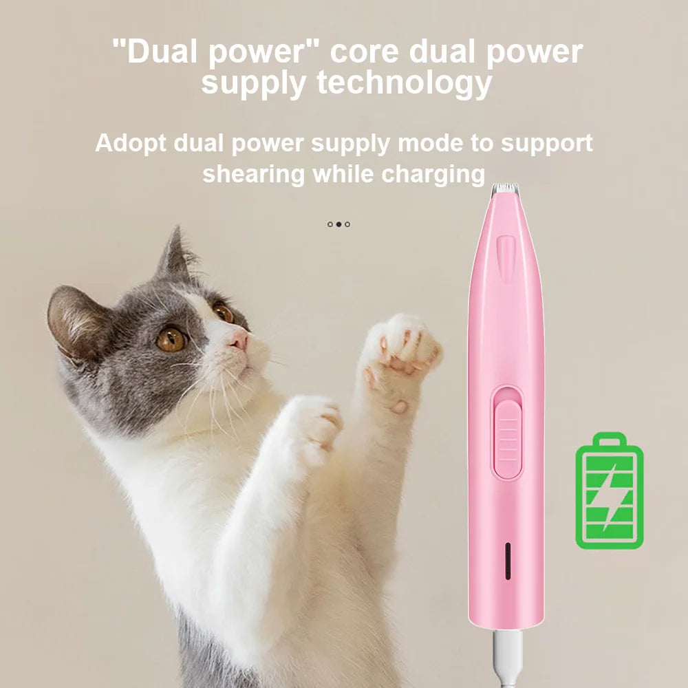 Hair and nail trimmer for cats and dogs