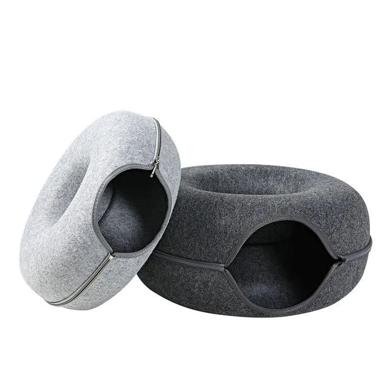 Túnel em Donut para gatos