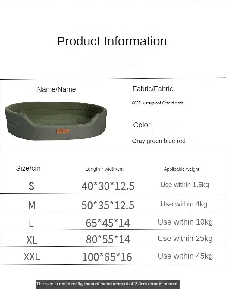 Bed for small and medium-sized pets