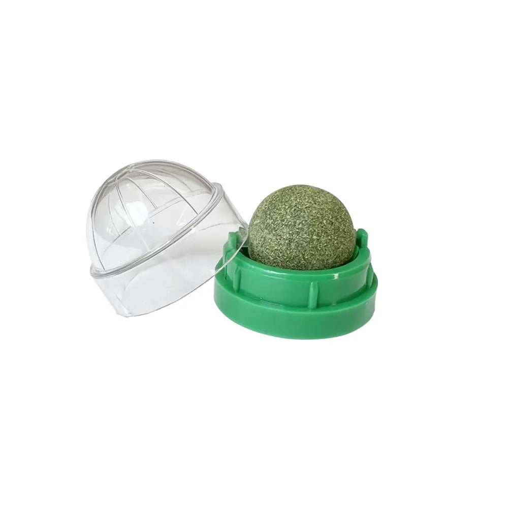 Catnip scratching ball