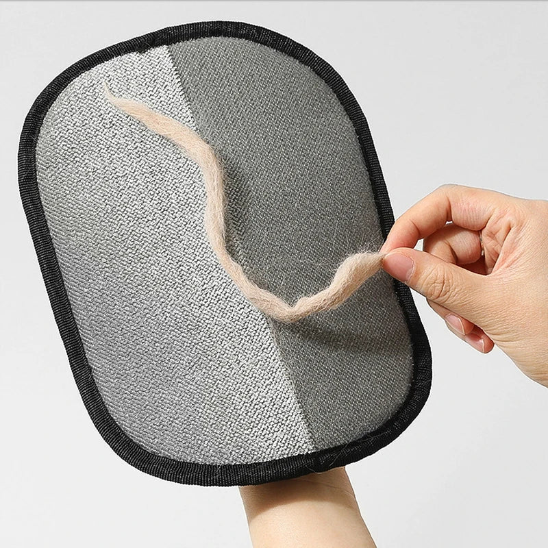 Removable electrostatic hair removal gloves