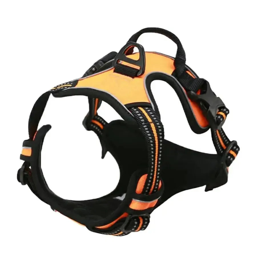 Harnais anti-traction pour chien avec réflecteur