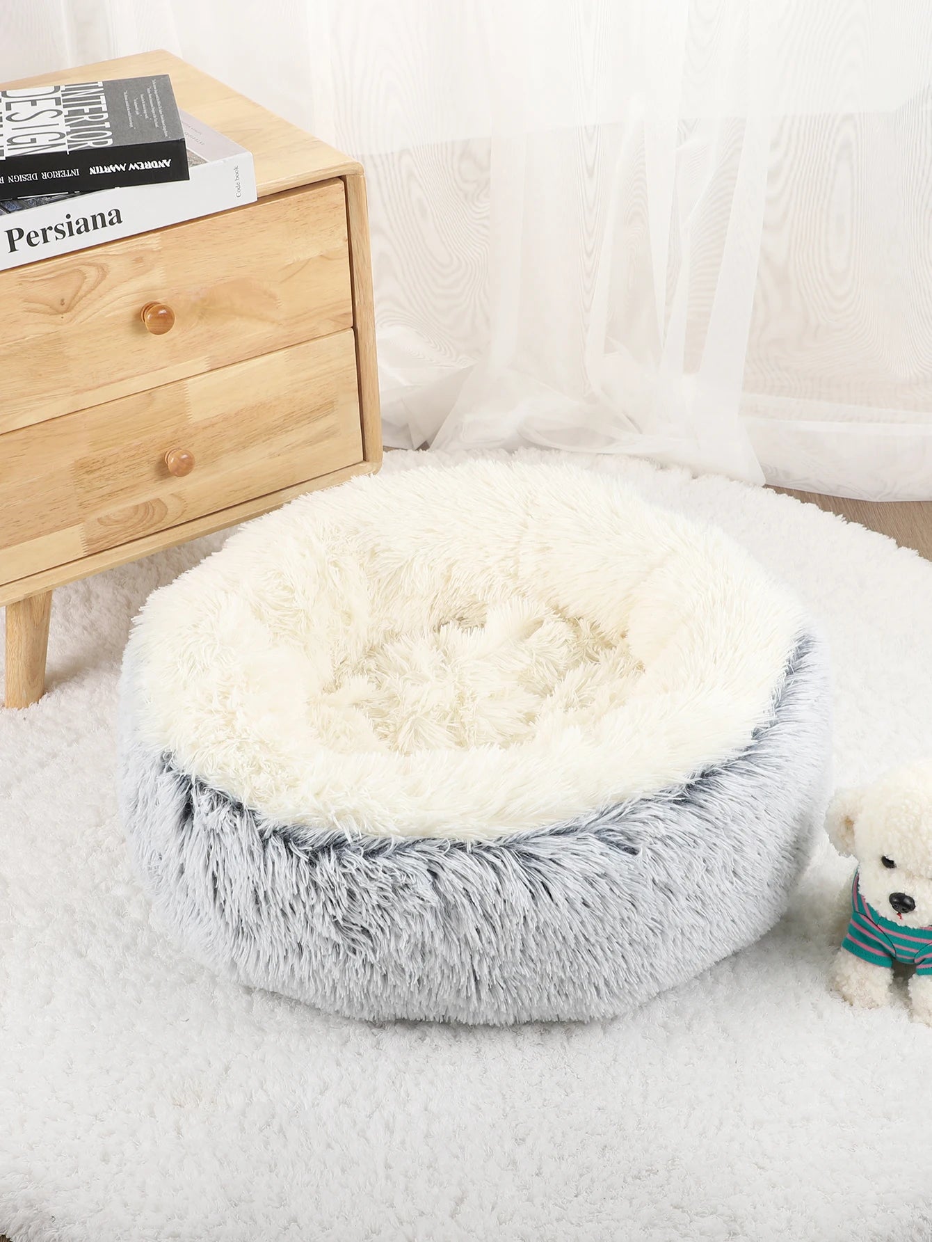 Cama de peluche para cães e gatos
