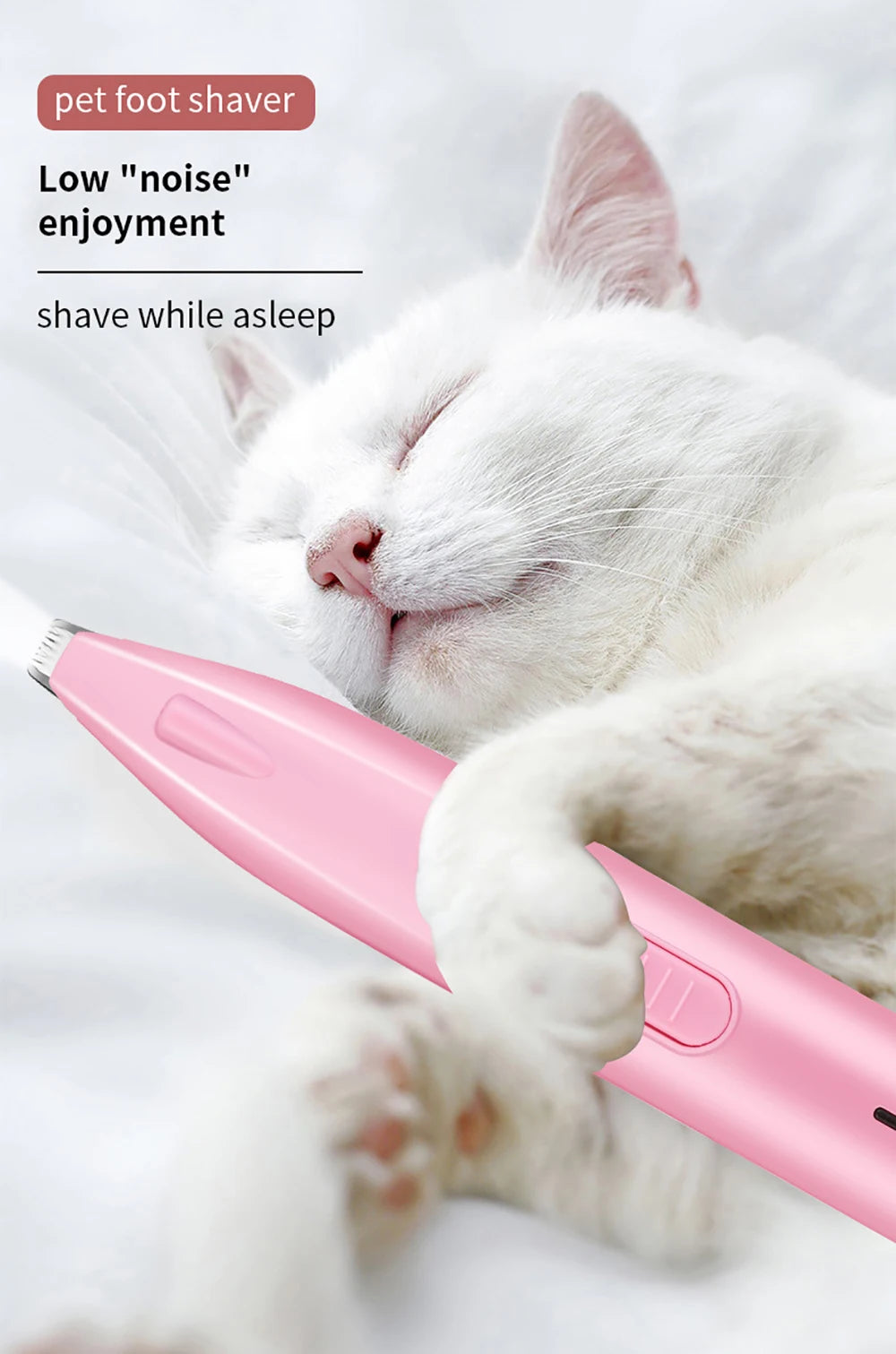 Hair and nail trimmer for cats and dogs