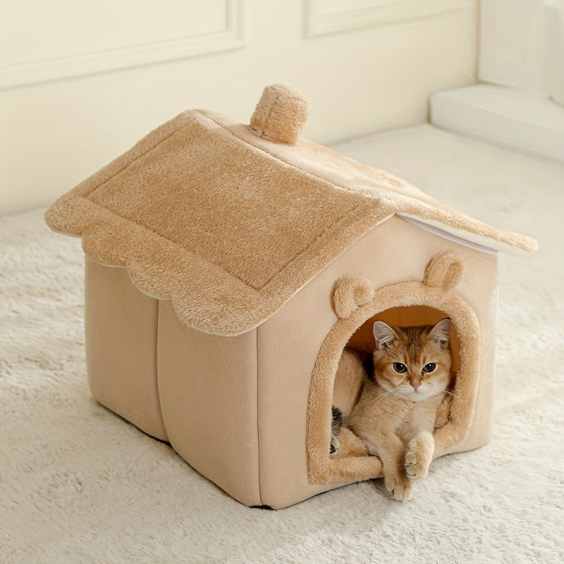 Casa aconchegante para gatinhos e cãezinhos