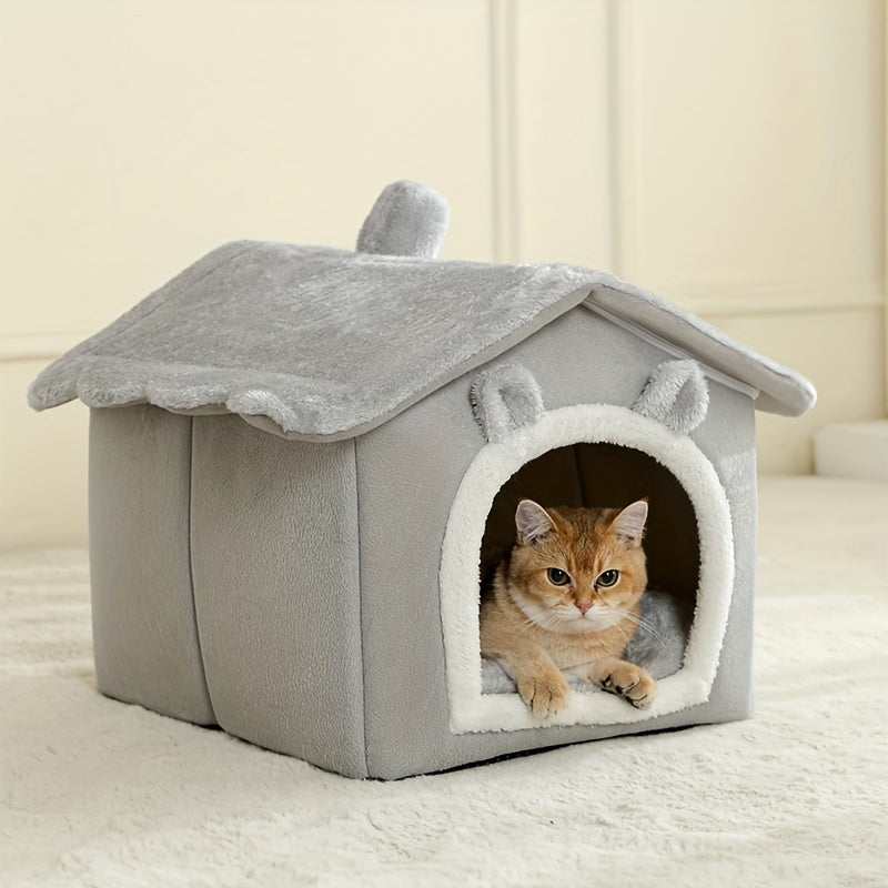 Casa aconchegante para gatinhos e cãezinhos