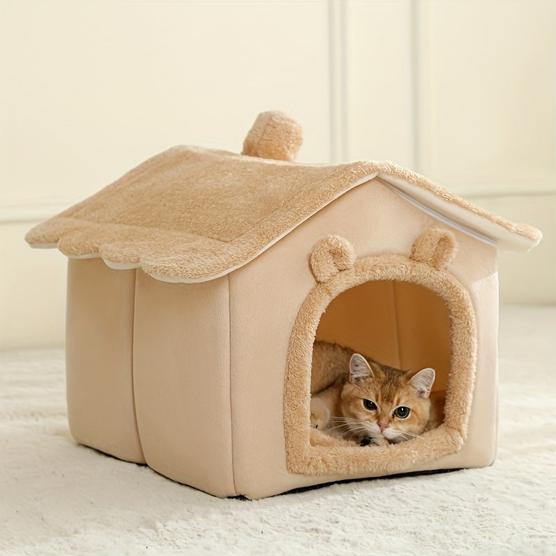 Casa aconchegante para gatinhos e cãezinhos