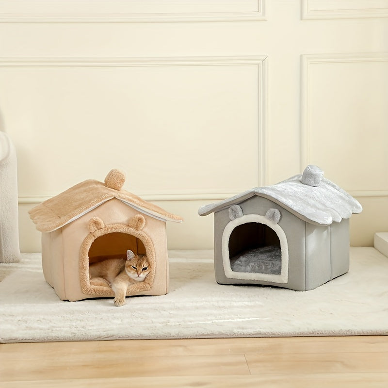 Casa aconchegante para gatinhos e cãezinhos