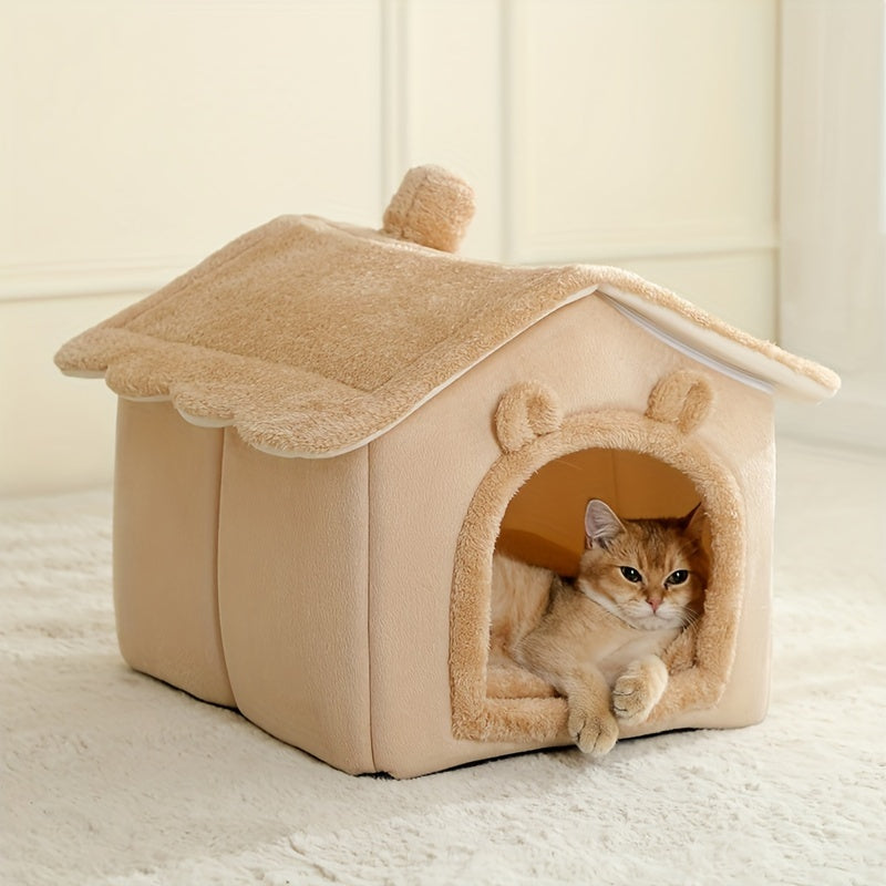Casa aconchegante para gatinhos e cãezinhos