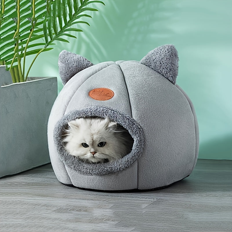 Maison en peluche pour chats