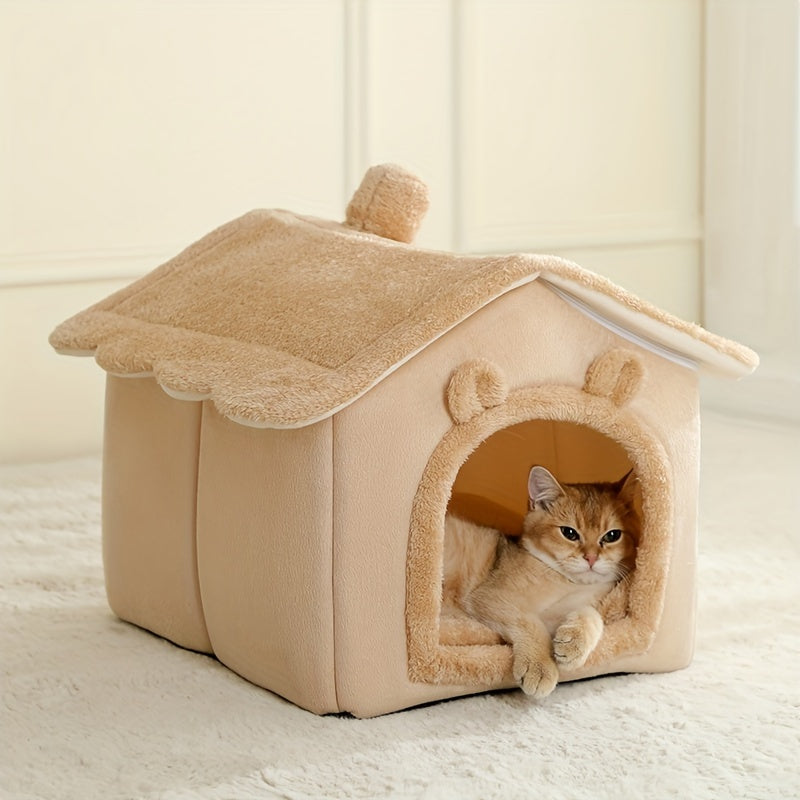 Casa aconchegante para gatinhos e cãezinhos