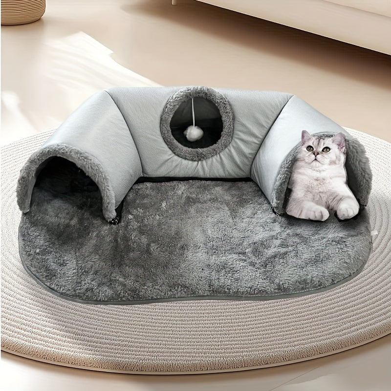 3 in 1 Cat Tunnel and Bed