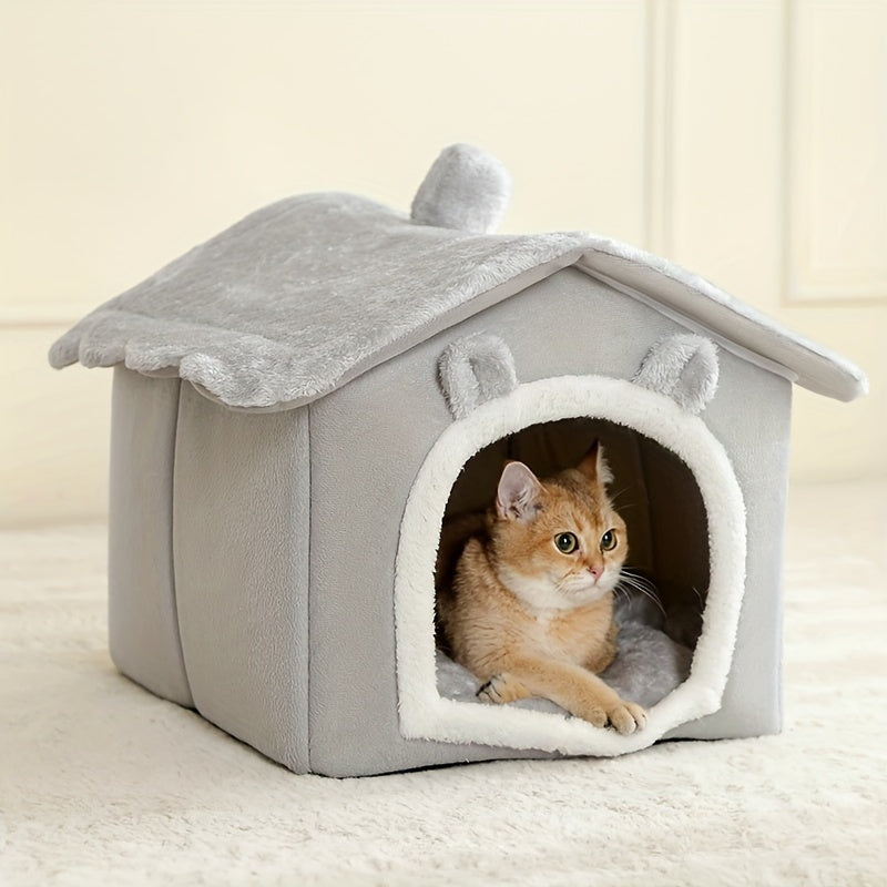 Casa aconchegante para gatinhos e cãezinhos