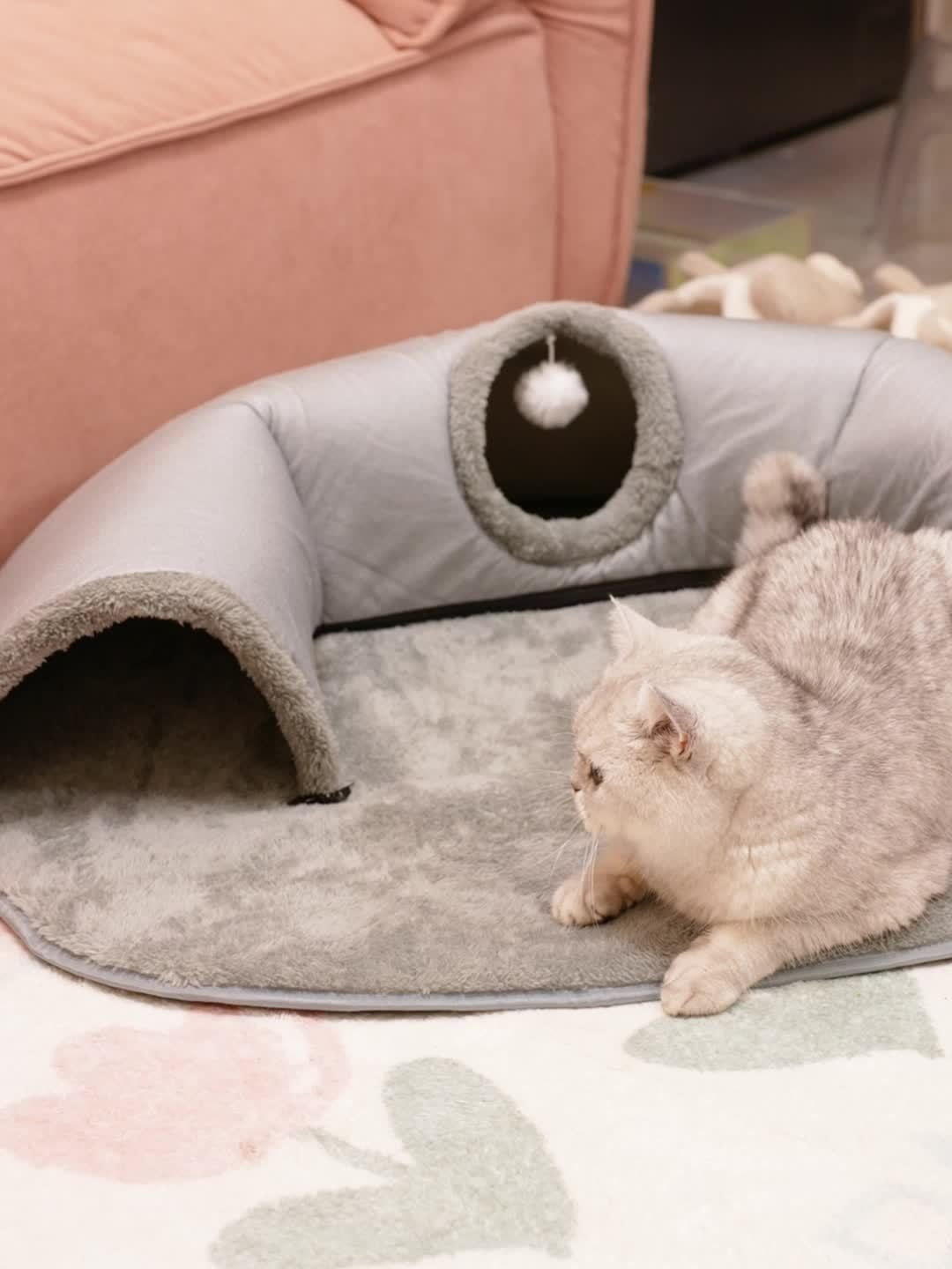 3 in 1 Cat Tunnel and Bed
