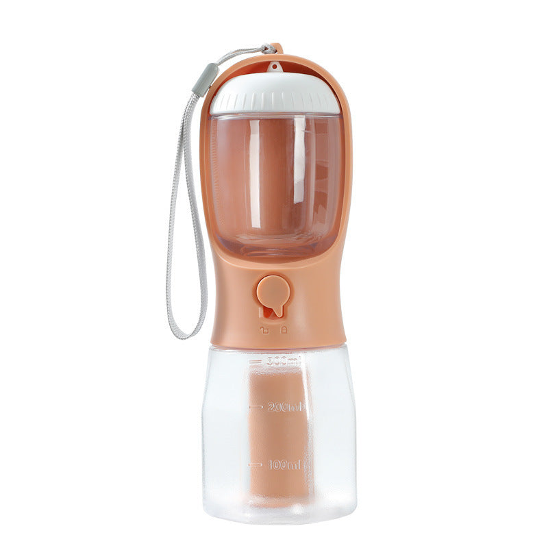 Bouteille d'eau et tasse 3 en 1 pour chien et chat