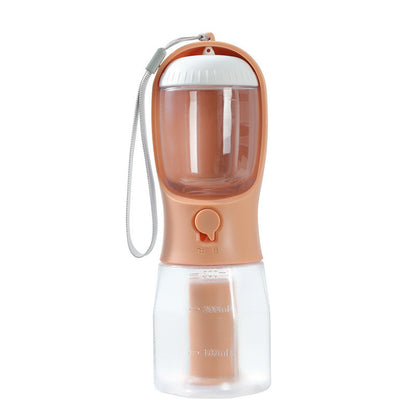 Bouteille d'eau et tasse 3 en 1 pour chien et chat