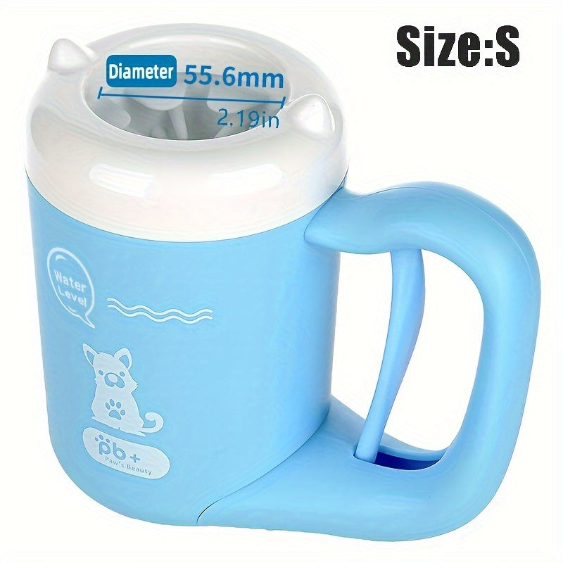 Paw cleaning cup for dogs and cats