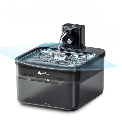 Fonte de água automático sem fio 2.5L, com bateria, sensor de movimentos e dispensador de água