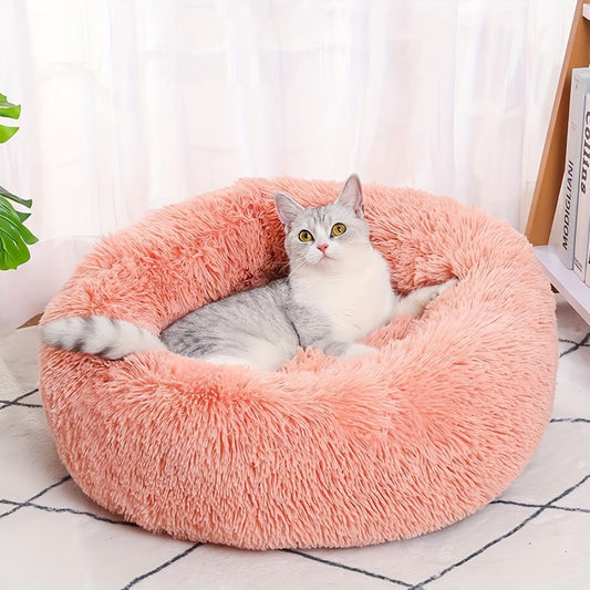 Lit douillet en peluche