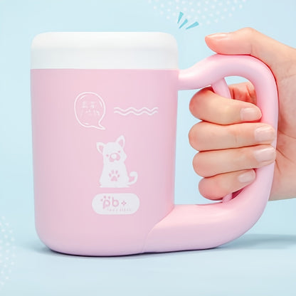 Paw cleaning cup for dogs and cats