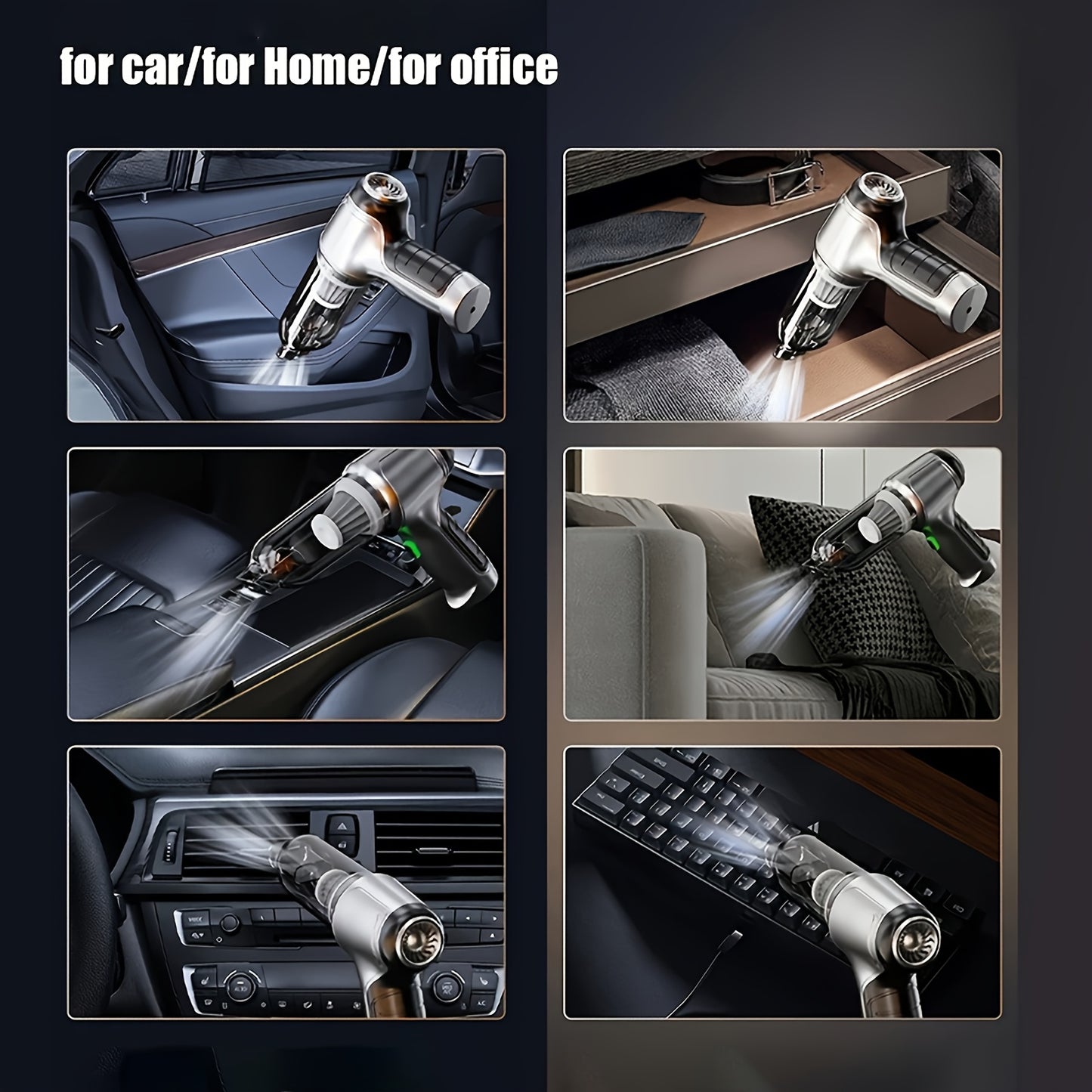 2-in-1 Cordless Handheld Vacuum Cleaner