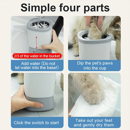 Copo Lavapatas para Cães e Gatos