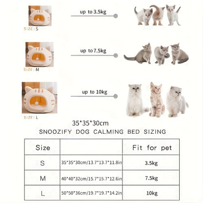 Cama para gatos em forma de Cave