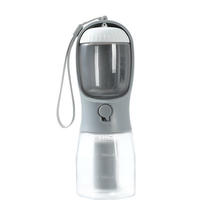 Bouteille d'eau et tasse 3 en 1 pour chien et chat