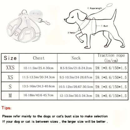 Harnais pour chats et chiens