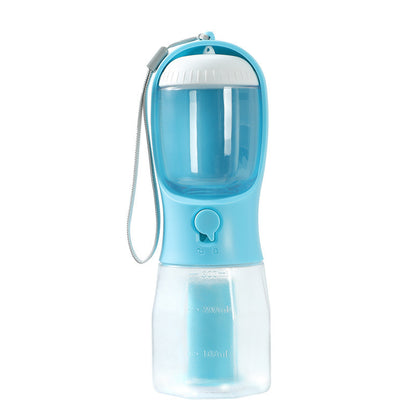 Bouteille d'eau et tasse 3 en 1 pour chien et chat