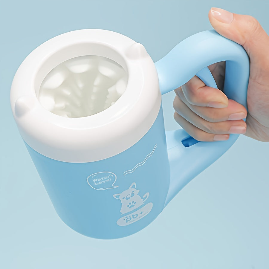 Paw cleaning cup for dogs and cats