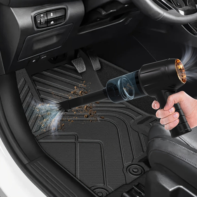 Mini cordless handheld vacuum cleaner with long battery life and high power