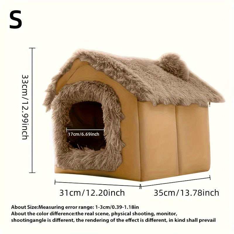 Lit en peluche confortable pour chiens et chats