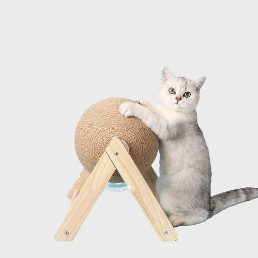 Ecological sisal ball scratching post