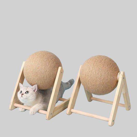 Ecological sisal ball scratching post