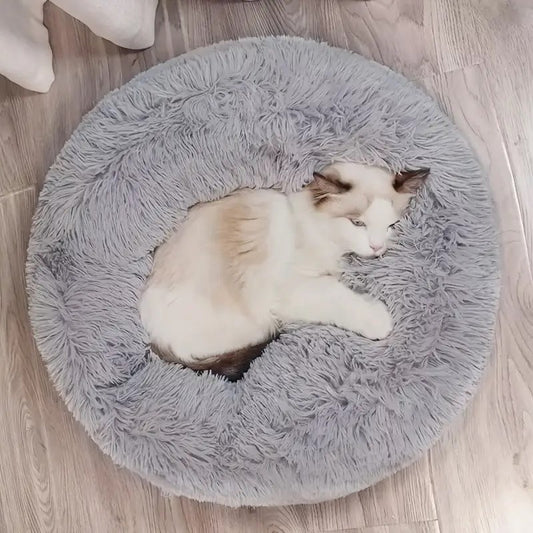 Lit douillet en peluche