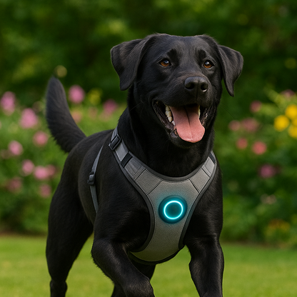 Harnais anti-traction avec réflecteur pour chiens