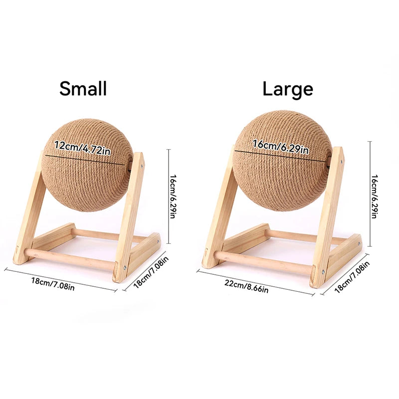 Griffoir écologique en boule de sisal