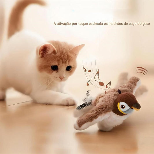 Interactive bird for cats and dogs