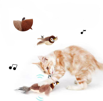 Interactive bird for cats and dogs