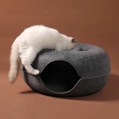 Túnel em Donut para gatos